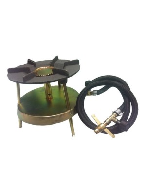 PENELUPE FOGAREIRO ALTA PRESSÃO  FERRO FUNDIDO REDONDO