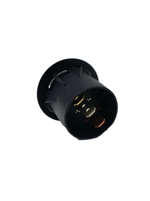 INTERRUPTOR ATLAS DUPLA FUNÇÃO REDONDO PRETO 27037