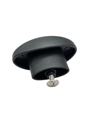 POMEL ARES TAMPA VIDRO MEDIO NYLON COM PARAFUSO PACOTE 10 PEÇAS FIX