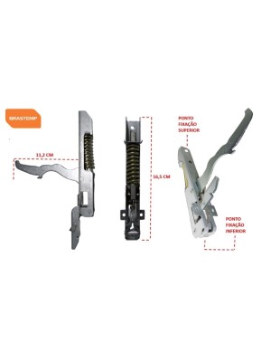 DOBRADIÇA WHIRLPOOL 6 BOCAS C05-6046 (PAR) AG0319