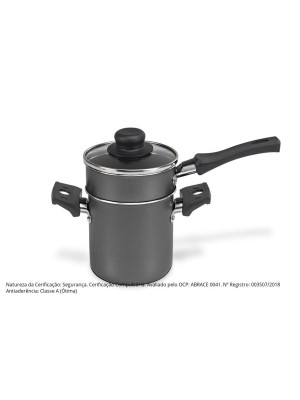 MINI CUSCUZEIRO COM CABO TAMPA DE VIDRO MULTIFLON 531104