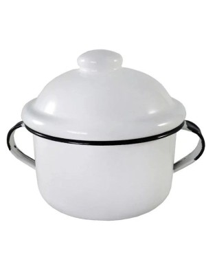 AÇUCAREIRO AGATA ESMALTADO 10 BRANCO 0,45L 191