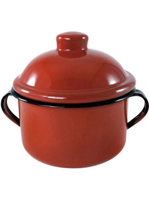 AÇUCAREIRO AGATA ESMALTADO 10 VERMELHO 0,45L 199