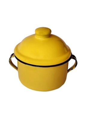 AÇUCAREIRO AGATA ESMALTADO 10 AMARELO 0,45L 193