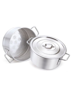 CAÇAROLA A VAPOR ALUMINIO POLIDO HOTEL N34