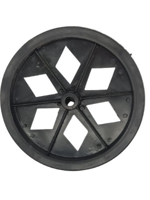 RODA CARRINHO FEIRA PVC PRETA