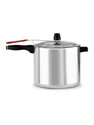 PANELA DE PRESSÃO ALEGRETE VITORIA POLIDA FECHAMENTO INTERNO 10,0L 10110