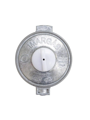 REGULADOR IMAR 5 KG  SEMI BRANCO 1/8 X 1/4 NPT