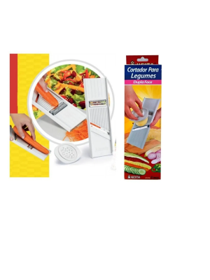 CORTADOR E RALADOR LEGUMES DUPLA FACE GRANDE CD01