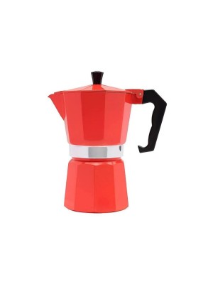 CAFETEIRA ITALIANA 6 CAFÉS MOKA VERMELHA 4523