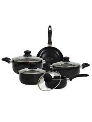 PANELA GIULIA BLACK JOGO COM 5 PEÇAS