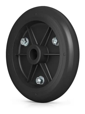 RODA CARRINHO BAGAGEM 9 PVC 7/8