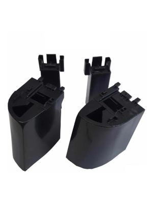 PÉ FOGÃO ESMALTEC 90MM JOGO PRETO