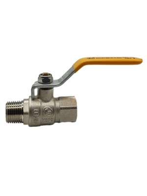 VALVULA ESFERA RETO 1/2 MXF ALAVANCA PASAGEM REDUZIDA V&G 1071071G15